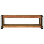 vidaXL Table basse Marron 120 x 50 x 38 cm Bois d'Acacia Massif