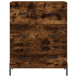 vidaXL Buffet chêne fumé 69 5x34x90 cm bois d'ingénierie