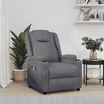 vidaXL Fauteuil Anthracite Similicuir