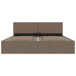 vidaXL Cadre de lit à rangement hydraulique sans matelas 160x200 cm