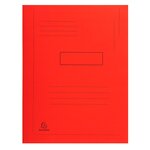 Chemise Imprimée À 2 Rabats Forever® 290g/m2 - 24x32cm - Rouge - X 50 - Exacompta