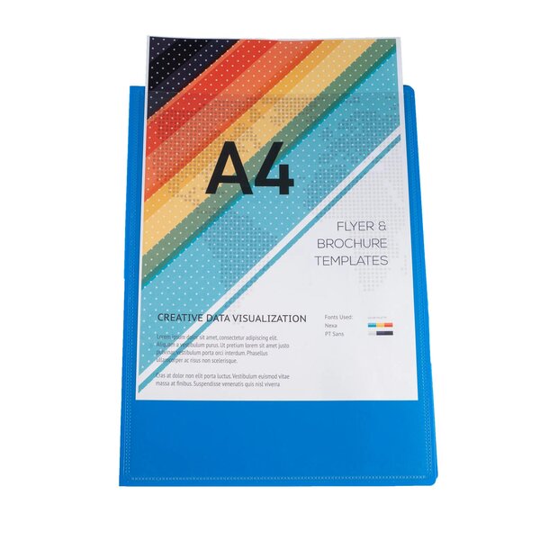 Protège-documents En Polypropylène Semi Rigide Kreacover® Opaque 60 Vues - A4 - Couleurs Assorties - X 12 - Exacompta