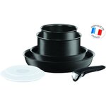 Ingenio Performance Noir Batterie de cuisine 7 Pieces Tous Feux Dont Induction L6548302