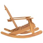 vidaXL Chaise à bascule Adirondack bois massif d'acacia