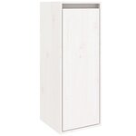 vidaXL Armoire murale Blanc 30x30x80 cm Bois de pin massif