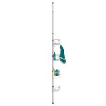 EISL Étagère de douche d'angle télescopique chrome