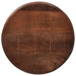 vidaXL Tables basses gigognes 3 Pièces Marron foncé Bois de mangue massif