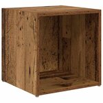 vidaXL Meuble TV 2 Pièces Marron 37 x 35 x 37 cm Bois d'ingénierie