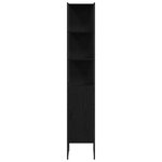 vidaXL Ensemble de meubles de salle de bain 3 pièces - Bois d'ingénierie chêne noir