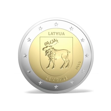 Pièce de monnaie 2 euro commémorative Lettonie 2018 – Sémigalie