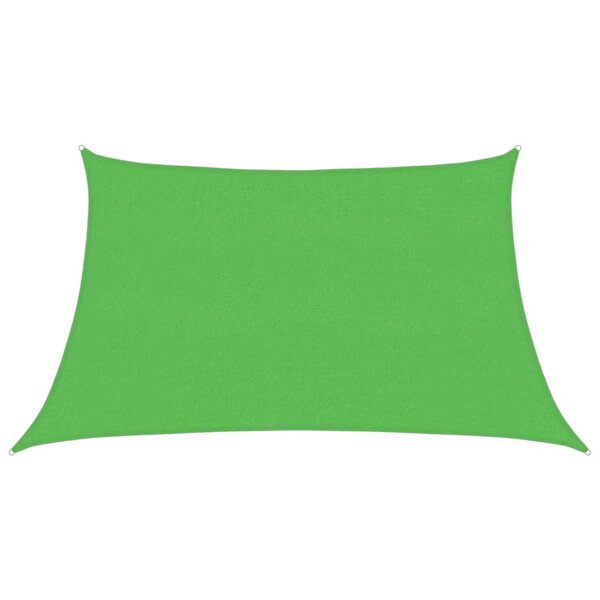 vidaXL Voile d'ombrage 160 g/m² Vert clair 3/4x2 m PEHD
