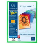 Porte-vues PP A4 180 vues KREACOVER ass. EXACOMPTA