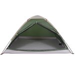 vidaXL Tente de camping à dôme 2 personne vert imperméable