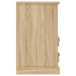 vidaXL Table de chevet chêne sonoma 43x36x60 cm