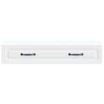 vidaXL Table d'appoint murale Blanc 87 5 x 34 5 x 17 cm
