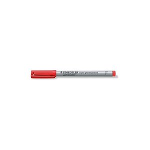 STAEDTLER Marqueur non permanent 316F Lumocolor  rouge