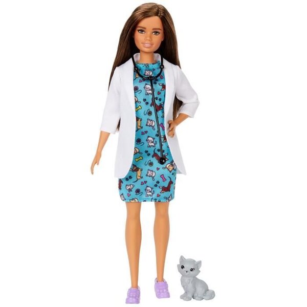 BARBIE Métiers Vétérinaire - GJL63 - Poupée Mannequin - 3 ans et +