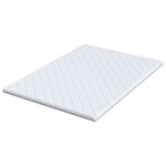 vidaXL Coussins de Matelas Blanc 140 x 200 cm Mousse PU