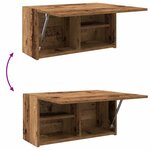 vidaXL Armoire murale de bain vieux bois 60x25x30 cm bois d'ingénierie