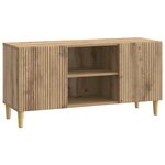 vidaXL Meuble TV 102 x 34 5 x 50 cm Chêne artisanal Bois d'ingénierie