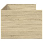 vidaXL Lit de jour et tiroirs chêne sonoma 100x200 cm bois ingénierie