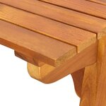 vidaXL Table de jardin 150x90x75 cm Bois d'acacia solide