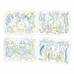Djeco DJ00064 - Coloriages à révéler Familles d'arbres