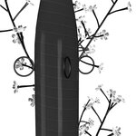 vidaXL Sapin de Noël 2000 LED bleu Cerisier en fleurs 500 cm