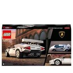 Lego 76908 speed champions lamborghini countach  jouet modele de voiture de course pour les enfants de 8 ans et plus