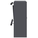 vidaXL boîte aux lettres Anthracite 30 x 23 x 55 cm Acier