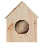 vidaXL Maison pour chat 41x50x50 cm bois de pin massif