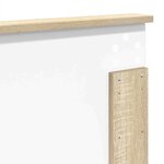 vidaXL Tête de lit Chêne Sonoma 120 cm Bois d'ingénierie