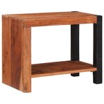 vidaXL Étagère Marron 50 x 30 x 40 cm Bois d'acacia massif