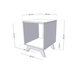 Meuble de rangement NABOSKY turquoise 1x1