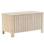 vidaXL Boîte de rangement avec couvercle RANA bois massif de pin
