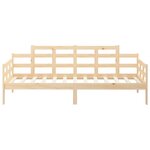 vidaXL Lit de jour sans matelas bois de pin massif 80x200 cm