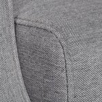 vidaXL Fauteuil gris tissu