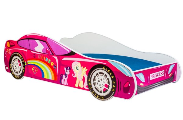 Lit simple enfant  PINK 140 avec matelas