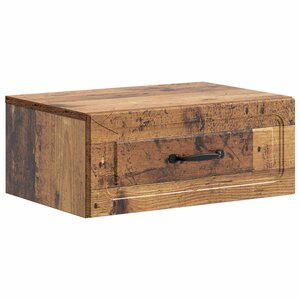vidaXL Cabinet de chevet mural Bois ancien 49 x 34 5 x 20 cm