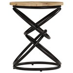 vidaXL Table d'appoint Bois de manguier solide 40x50 cm