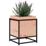 vidaXL Jardinière 40x40x50 cm bois massif de douglas