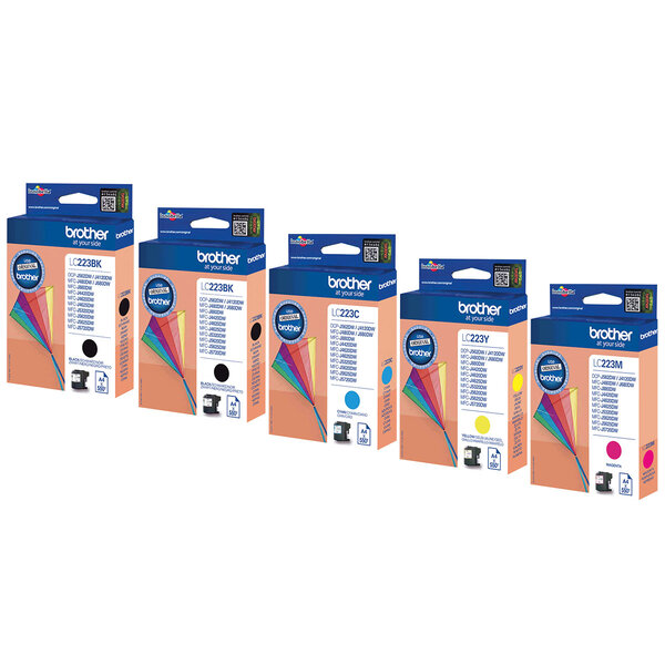 Brother multipack lc223 (2 x bk + 1 x c + 1 x m + 1 x y)