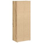 vidaXL Bibliothèque chêne artisanal 40x24x102 cm bois d'ingénierie