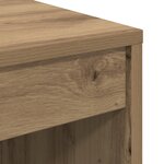 vidaXL Bureau d'écriture Chêne artisanal Panneau de particules Moyen