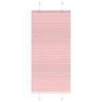 vidaXL Store plissé rose 60x100 cm largeur du tissu 59 4 cm polyester
