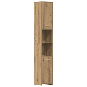 vidaXL Armoire de salle de bain chêne artisanal 30x30x183 5 cm