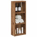 vidaXL Armoire murale de salle de bain Bois ancien 20 x 10 x 50 cm