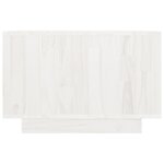 vidaXL Table basse blanc 50x50x33 5 cm bois de pin massif
