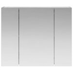 vidaXL Armoire Miroir de Salle de Bain Gris Sonoma 60 x 14 5 x 50 cm