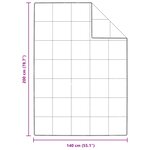 vidaXL Duvet d'été simple avec oreiller 2 pc Blanc Plume de canard